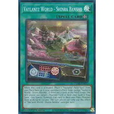 YuGiOh Tactical Masters Super Rare Vaylantz World - Shinra Bansho TAMA-EN012