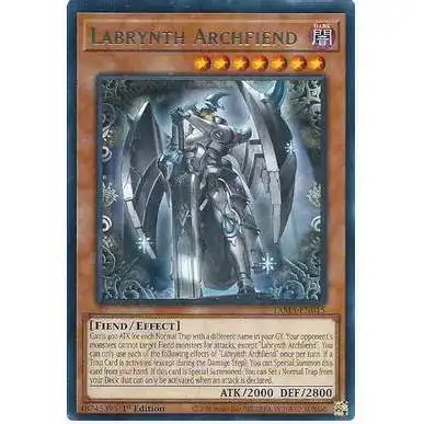 YuGiOh Tactical Masters Rare Labrynth Archfiend TAMA-EN015