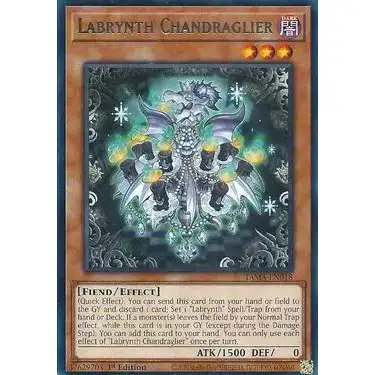 YuGiOh Tactical Masters Rare Labrynth Chandraglier TAMA-EN018