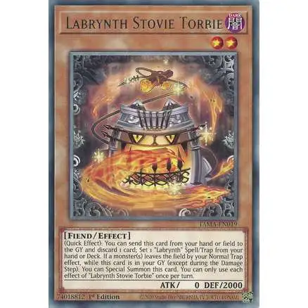 YuGiOh Tactical Masters Rare Labyrnth Stovie Torbie TAMA-EN019