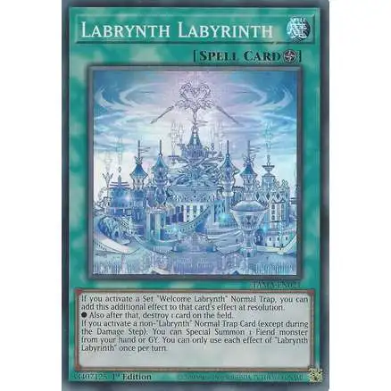 YuGiOh Tactical Masters Super Rare Labrynth Labyrinth TAMA-EN021