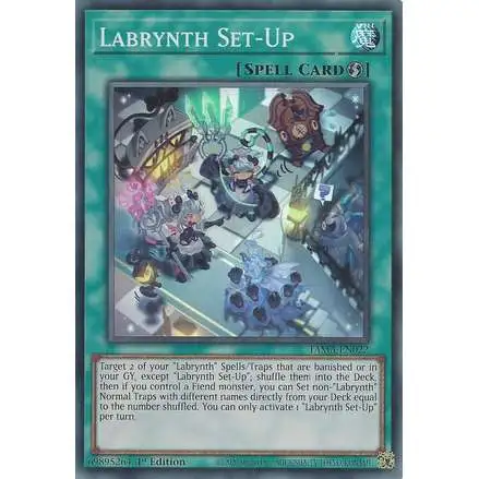 YuGiOh Tactical Masters Super Rare Labrynth Set-Up TAMA-EN022