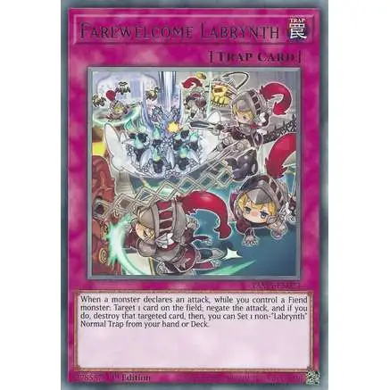 YuGiOh Tactical Masters Rare Farewelcome Labrynth TAMA-EN024