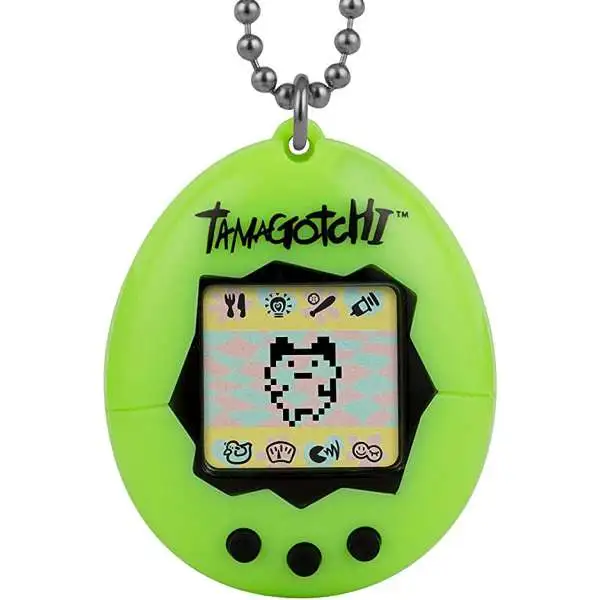 Tamagotchi The Original Gen 1 Neon Green 1.5-Inch Virtual Pet Toy