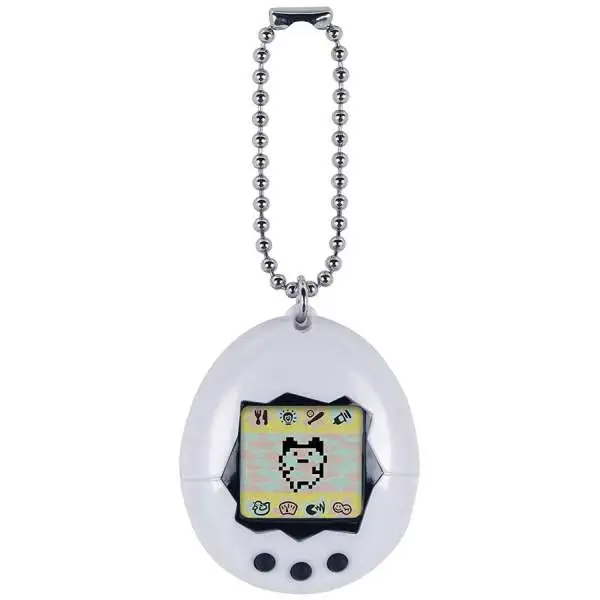 Tamagotchi The Original Gen 1 White & Black 1.5-Inch Virtual Pet Toy