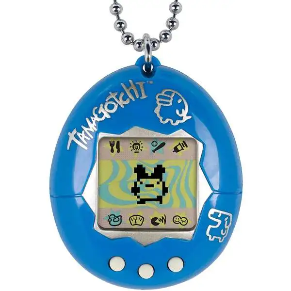 Tamagotchi The Original Gen 2 Blue & Silver 1.5-Inch Virtual Pet Toy