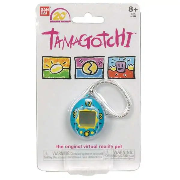 Tamagotchi 20th Anniversary Series 2 Pink 1.5-Inch Virtual Pet Toy 