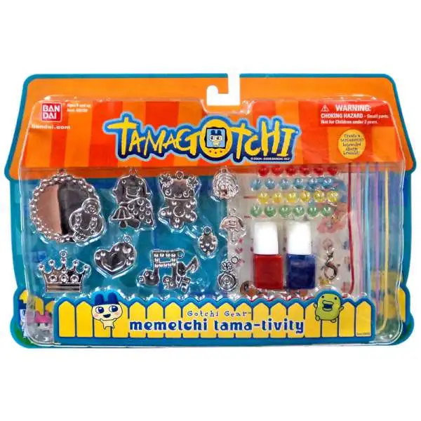 Tamagotchi Gotchi Gear Charm Bracelet Memetchi Tama-Tivity Activity Set [Red & Blue Paint]