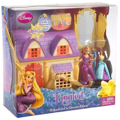 Disney Tangled Rapunzel's Dress Shop Playset