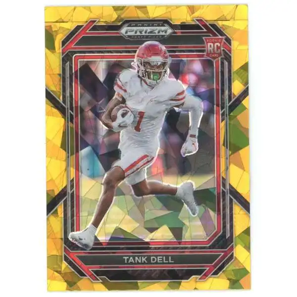 NFL 2023 Panini Prizm Draft Picks Gold Ice Prizm Tank Dell #148 [Rookie]