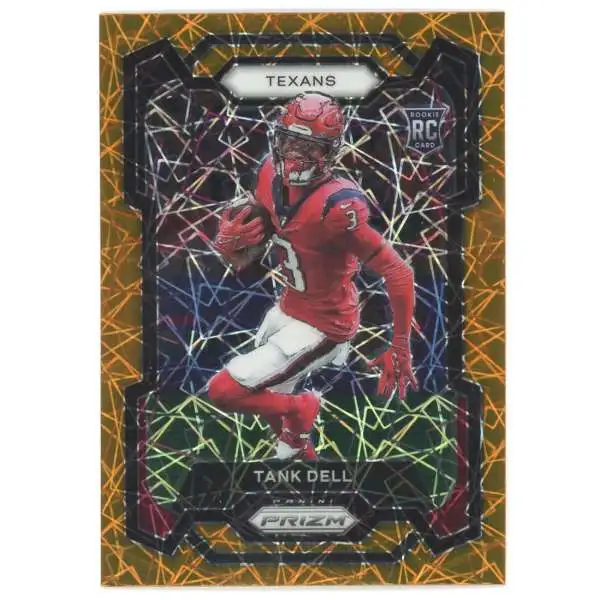 NFL 2023 Panini Prizm Orange Laser Tank Dell #341 [Rookie]