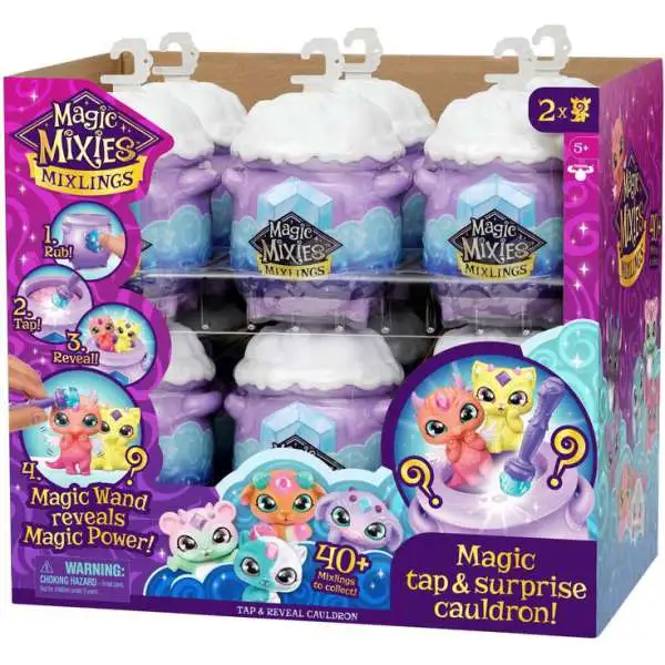 Magic Mixies Mixlings Series 2 Tap & Reveal Cauldron Mystery Box [12 Packs]