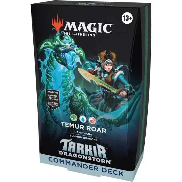 MtG Tarkir: Dragonstorm Temur Roar Commander Deck