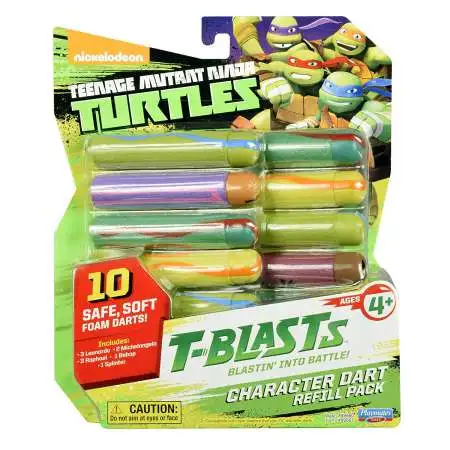 Teenage Mutant Ninja Turtles Nickelodeon T-Blasts Refill Pack Dart Ammo 10-Pack [Combination 2]
