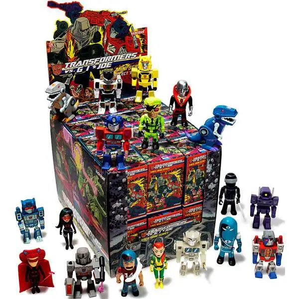 Transformers Vs. GI Joe Vinyl Mini Series 3-Inch Mystery Box [24 Packs]