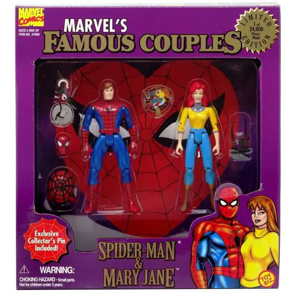 Marvel's Famous Couples Spider-Man & Mary Jane Action Figure 2-Pack