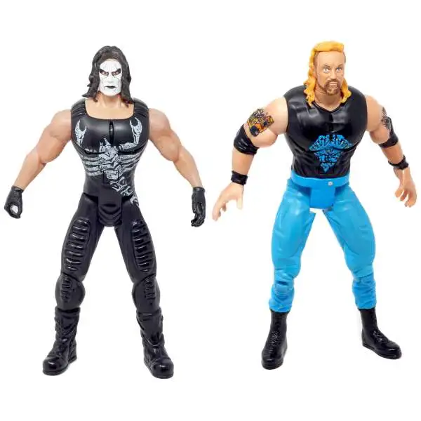 WCW Tuff Talkin' Wrestlers Sting vs Diamond Dallas Page Action Figure 2-Pack [Loose]