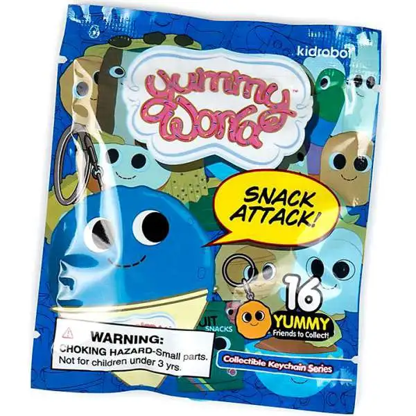 Yummy World Vinyl Keychain Snack Attack 3-Inch Mystery Pack [1 RANDOM Figure]