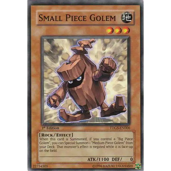 YuGiOh The Duelist Genesis Common Small Piece Golem TDGS-EN006