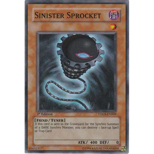 YuGiOh The Duelist Genesis Super Rare Sinister Sprocket TDGS-EN009