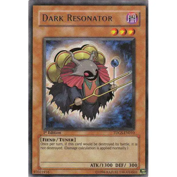 YuGiOh The Duelist Genesis Rare Dark Resonator TDGS-EN010