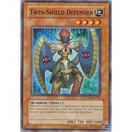 YuGiOh The Duelist Genesis Common Twin-Shield Defender TDGS-EN011
