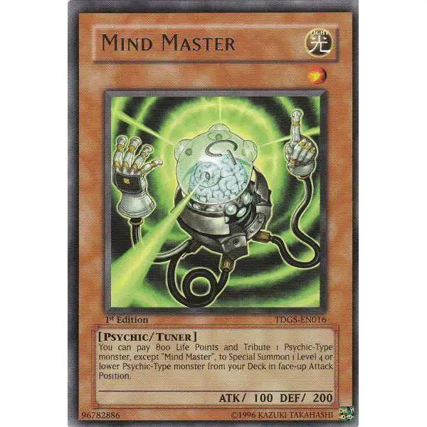 YuGiOh The Duelist Genesis Rare Mind Master TDGS-EN016