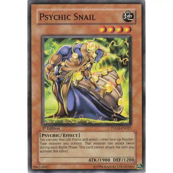 YuGiOh The Duelist Genesis Common Psychic Snail TDGS-EN021