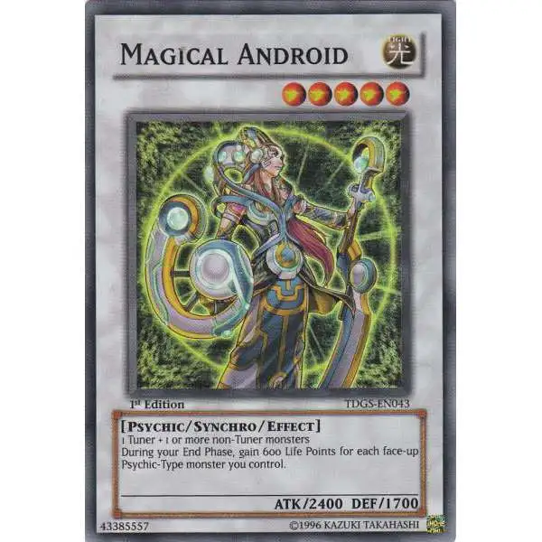 YuGiOh The Duelist Genesis Super Rare Magical Android TDGS-EN043 [1st Edition NM]