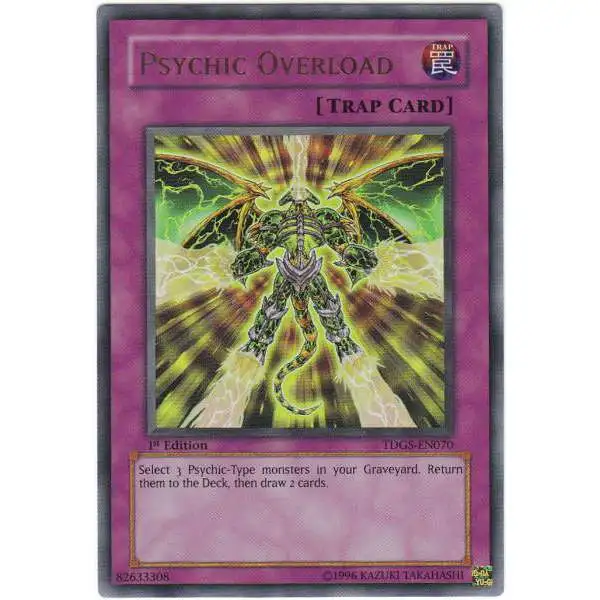 YuGiOh The Duelist Genesis Ultra Rare Psychic Overload TDGS-EN070