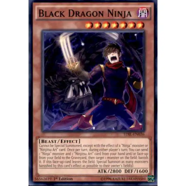 YuGiOh The Dark Illusion Common Black Dragon Ninja TDIL-EN036