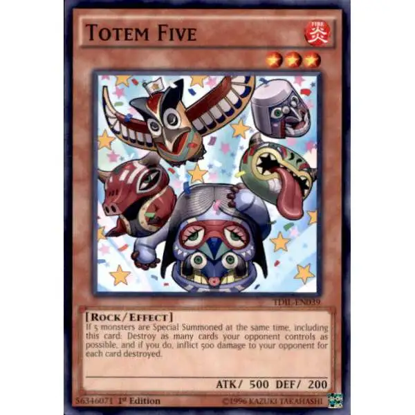 YuGiOh The Dark Illusion Common Totem Five TDIL-EN039