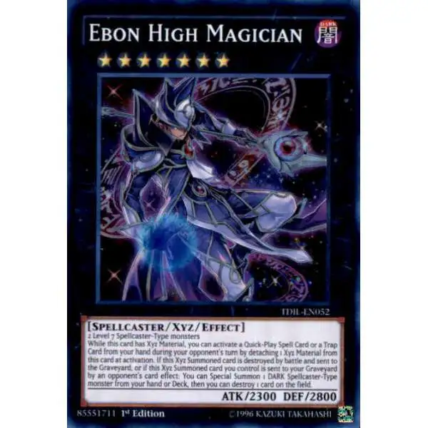 YuGiOh The Dark Illusion Super Rare Ebon High Magician TDIL-EN052