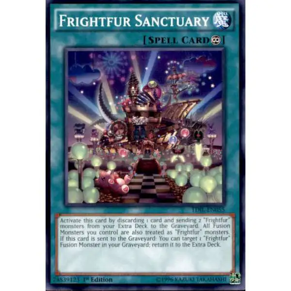 YuGiOh The Dark Illusion Common Frightfur Sanctuary TDIL-EN055