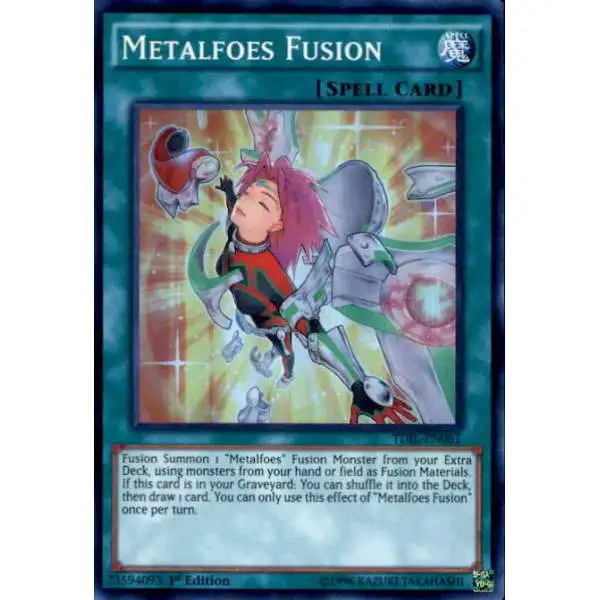 YuGiOh The Dark Illusion Super Rare Metalfoes Fusion TDIL-EN061