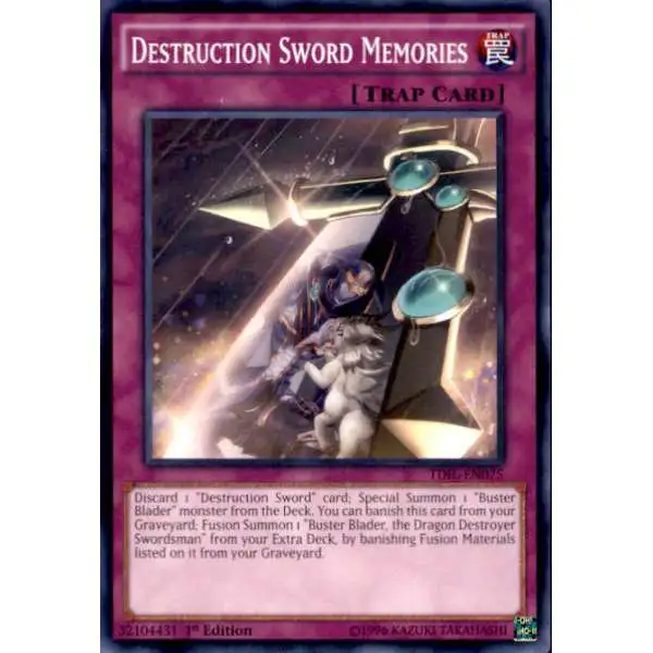 YuGiOh The Dark Illusion Common Destruction Sword Memories TDIL-EN075