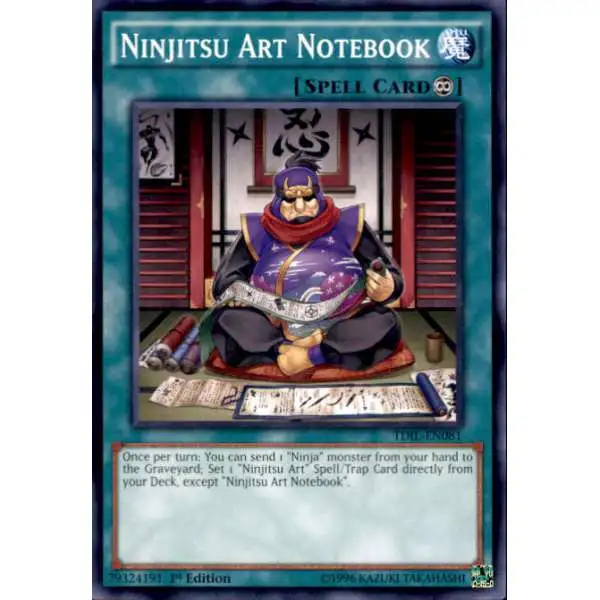 YuGiOh The Dark Illusion Common Ninjitsu Art Notebook TDIL-EN081