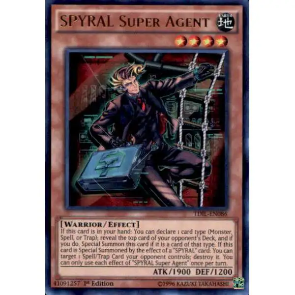 YuGiOh The Dark Illusion Ultra Rare SPYRAL Super Agent TDIL-EN086