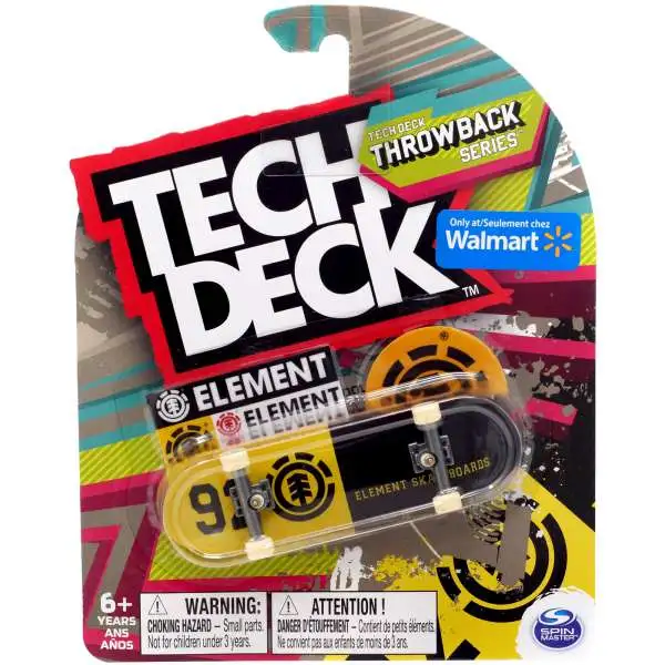 Tech Deck Throwback Series Element Exclusive 96mm Mini Skateboard