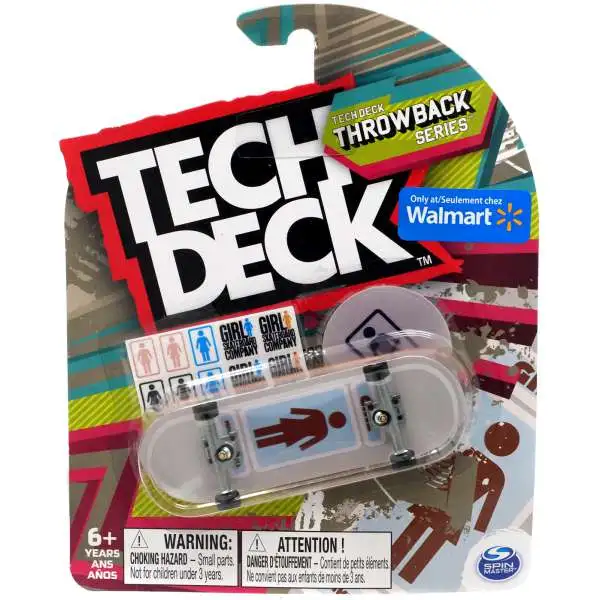 Tech Deck Throwback Series Girl Skateboard Company Exclusive 96mm Mini Skateboard