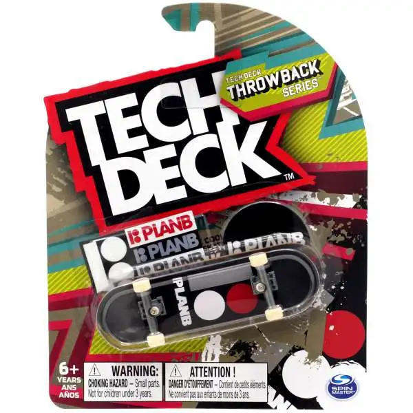 Tech Deck Throwback Series Plan B 96mm Mini Skateboard