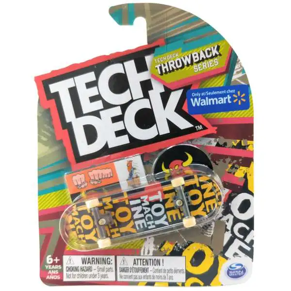 Tech Deck Throwback Series Toy Machine 96mm Mini Skateboard [Version 3]