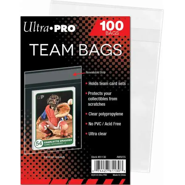 Ultra Pro Card Supplies Team Bags [100 Count]