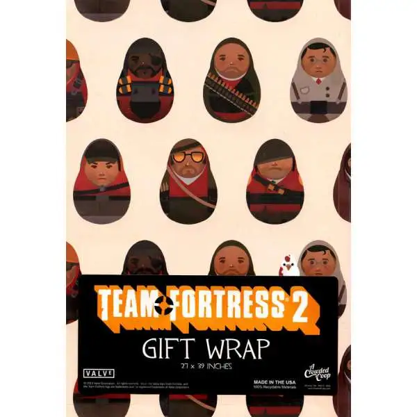 Team Fortress 2 Gift Wrap [27 X 39 Inches]