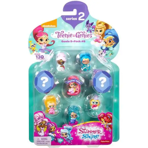 Fisher Price Shimmer & Shine Series 2 Teenie Genies 8-Pack [#8, Damaged Package]