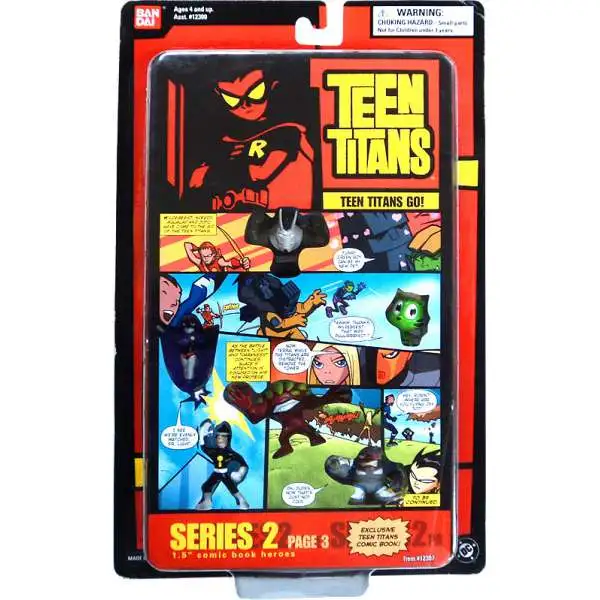 Teen Titans Go! Comic Book Heroes Series 2 Page 3 Exclusive 1.5-Inch Figure Pack