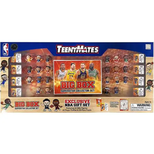 NBA TeenyMates 2025 Basketball BIG BOX Exclusive Superstar Collector Gift Set [22 Players!]