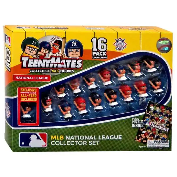 MLB TeenyMates Baseball National League Mini Figure 16-Pack Collection