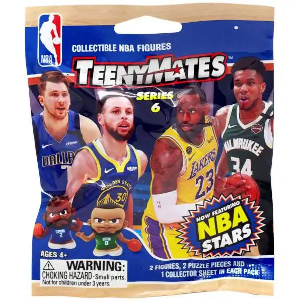 NBA TeenyMates Basketball Series 6 Mystery Pack [2 RANDOM Figures]