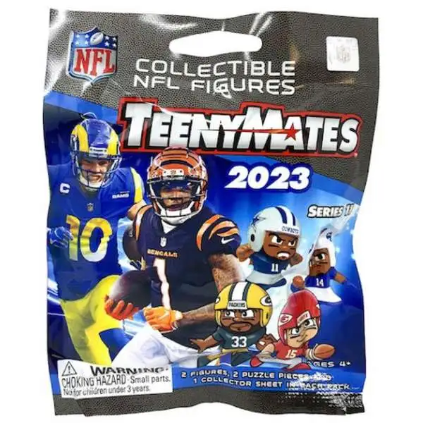 NFL TeenyMates 2023 Series 11 Mystery Pack [2 RANDOM Figures]